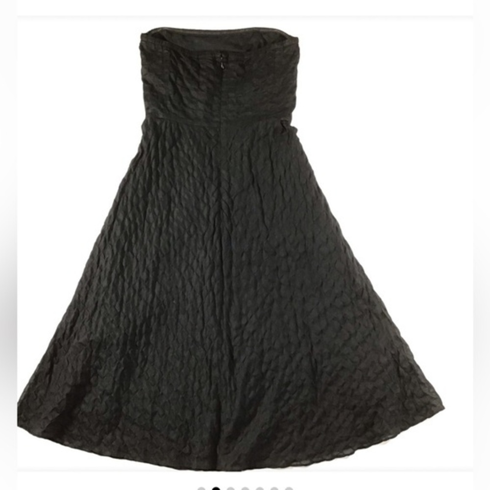 J. Crew Black Strapless A-Line Cocktail Dress